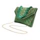 Green Crossbody Beaded Cotton Handbags For Women